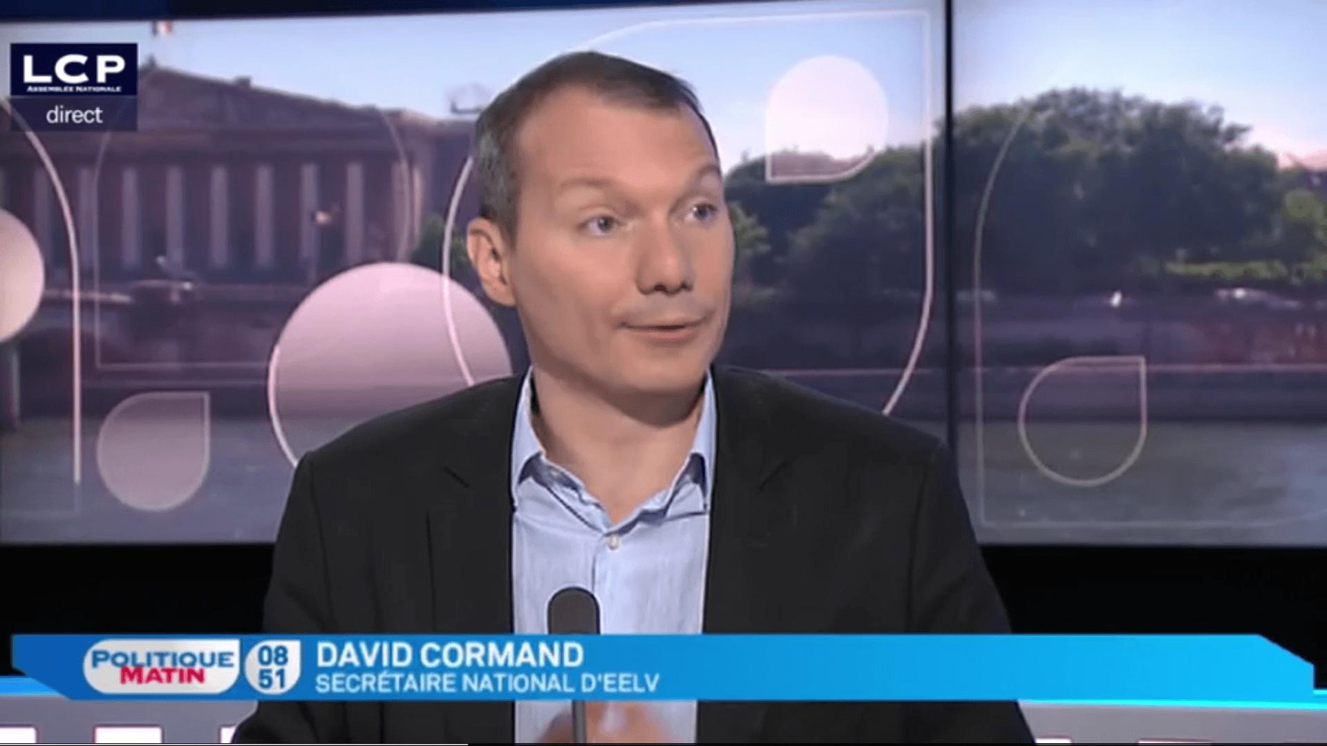 David Cormand, invité de LCP matin