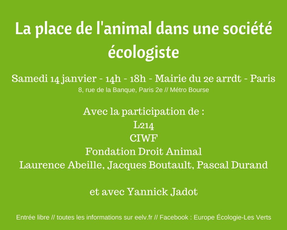 La place de l’animal dans une société écologiste