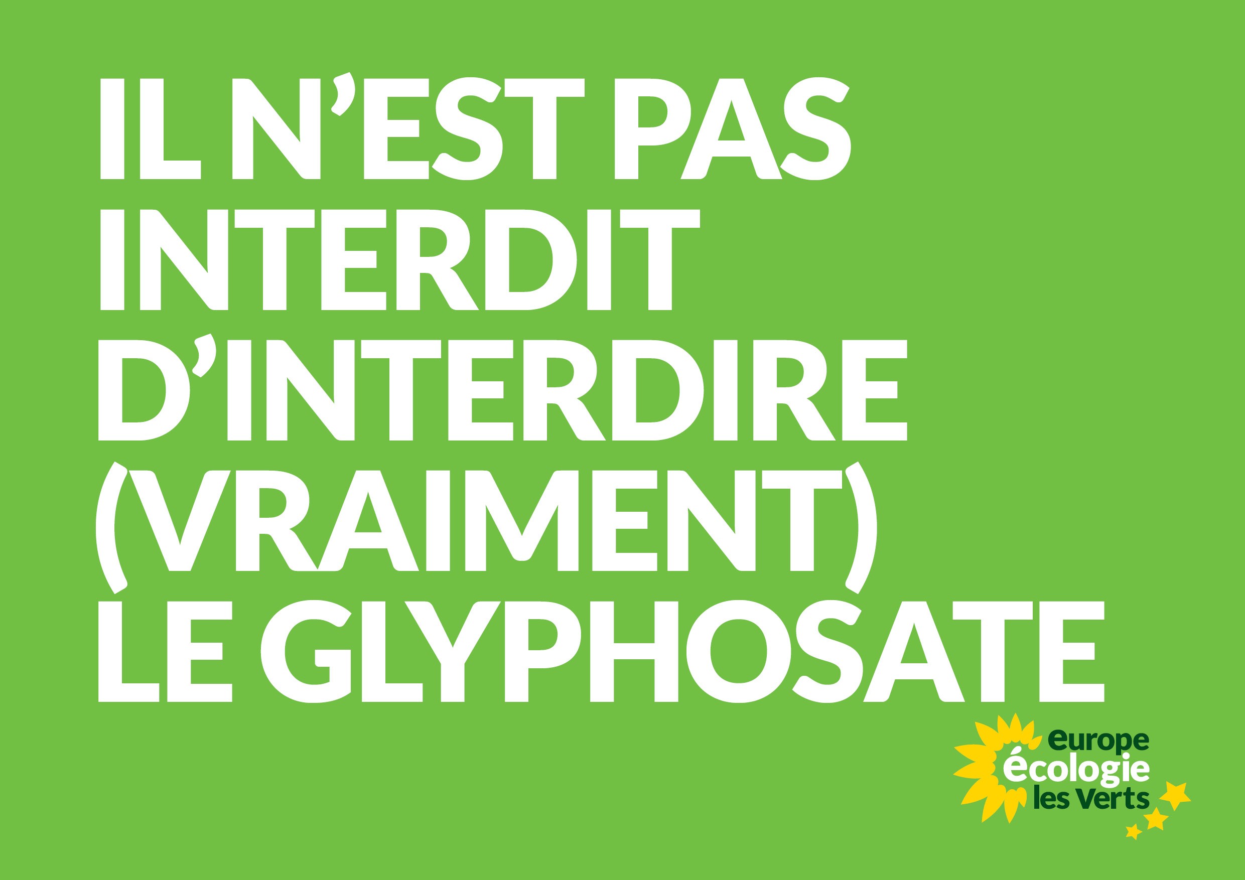 EELV soutient les maires qui prennent des arrêtés anti-pesticides