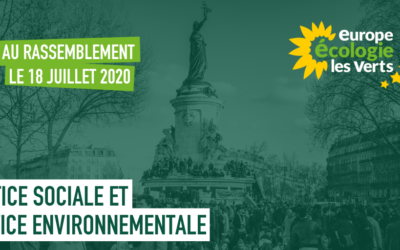 EELV appelle au rassemblement le 18 juillet pour la justice sociale et pour la justice environnementale