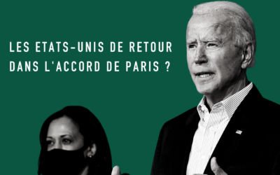 EELV se félicite du retour annoncé des Etats-Unis dans l’Accord de Paris