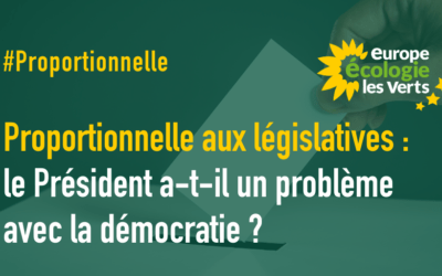 Recul sur l’introduction de la proportionnelle aux législatives : le Président a-t-il un problème avec la démocratie ?