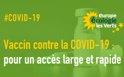 Pour un accès large et rapide au vaccin contre la COVID-19