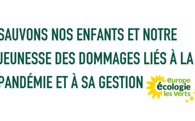 SAUVONS NOS ENFANTS ET NOTRE JEUNESSE  DES DOMMAGES LIÉS À LA PANDÉMIE ET À SA GESTION