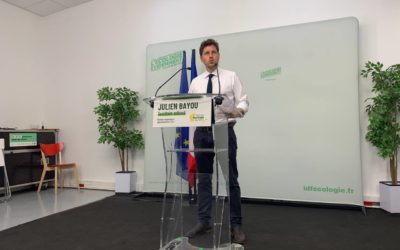 Discours de Julien Bayou, dimanche 20 juin – premier tour des élections régionales et départementales 2021