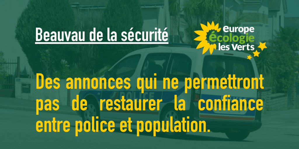 Beauvau de la sécurité : des annonces qui ne permettront pas de restaurer la confiance entre police et population.
