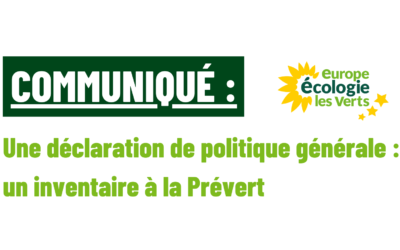 Une déclaration de politique générale : un inventaire à la Prévert