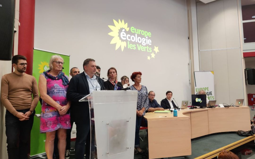 Discours de Jérémie Crepel et du bureau exécutif d’EELV – Conseil fédéral des 1 et 2 octobre 2022
