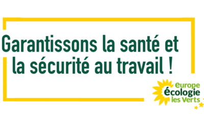 Garantissons la santé et la sécurité au travail !