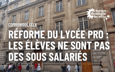 Réforme du lycée pro : les élèves ne sont pas des sous-salariés