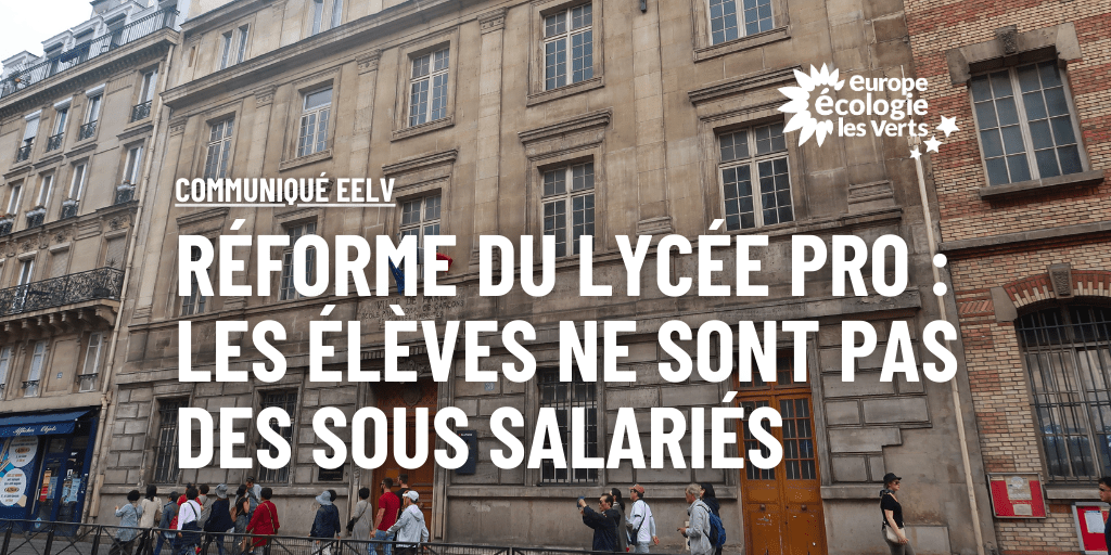 Réforme du lycée pro : les élèves ne sont pas des sous-salariés
