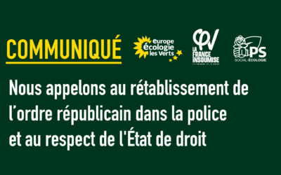 Nous appelons au rétablissement de l’ordre républicain dans la police et au respect de l’État de droit
