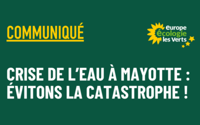 Crise de l’eau à Mayotte : évitons la catastrophe !